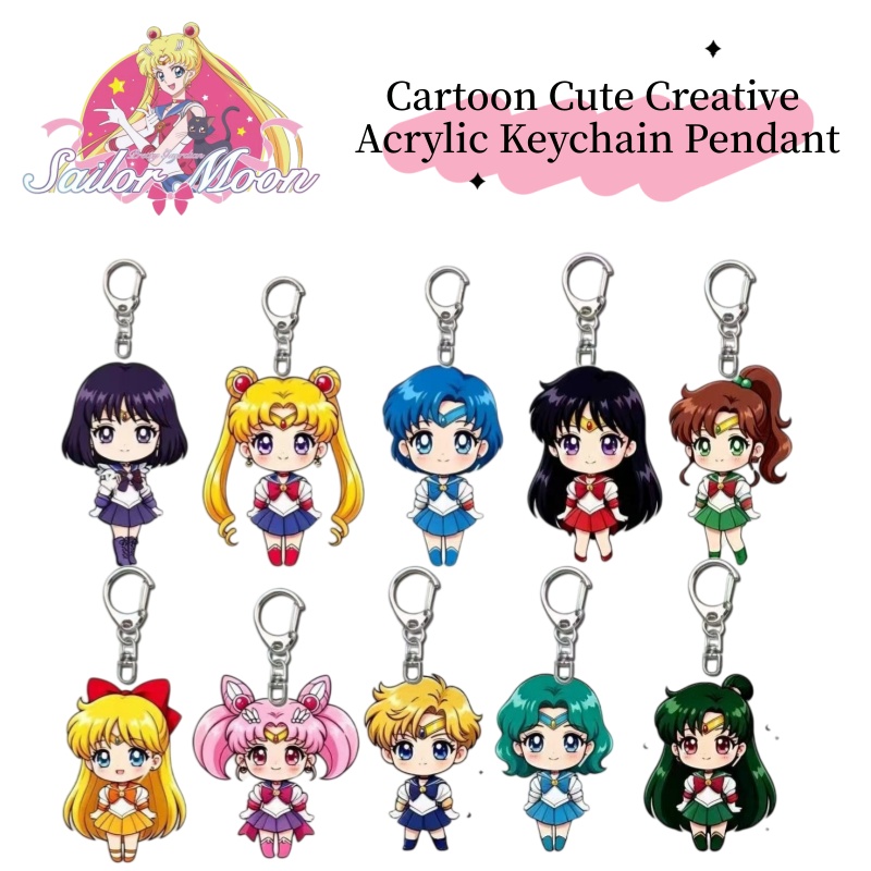 Best Anime Merchandise In Japan - Sailor Moon cartoon anime merchandise sleutelhanger,