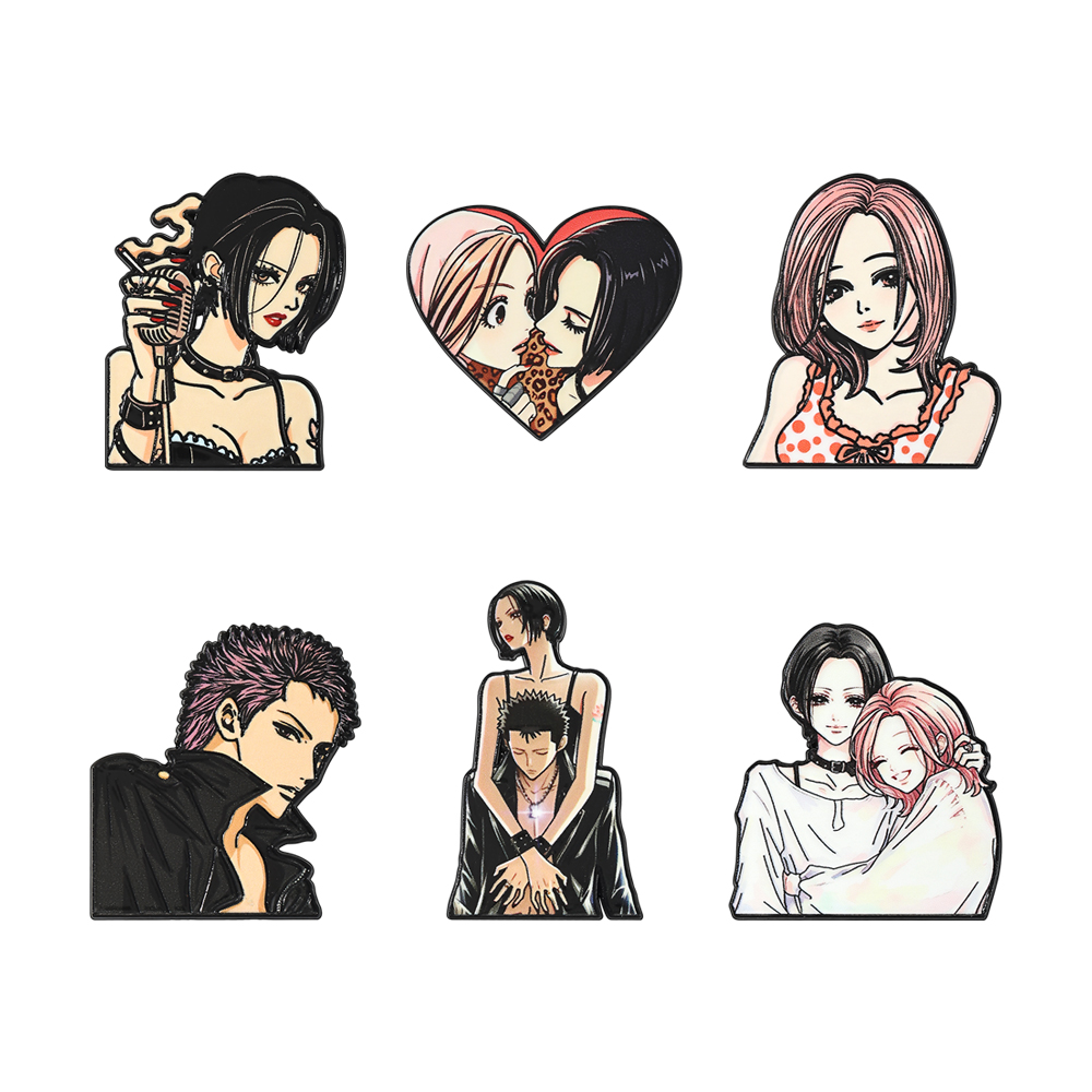 Nana Anime Merchandise - Vintage Punk Stijl Manga Meisjes Emaille