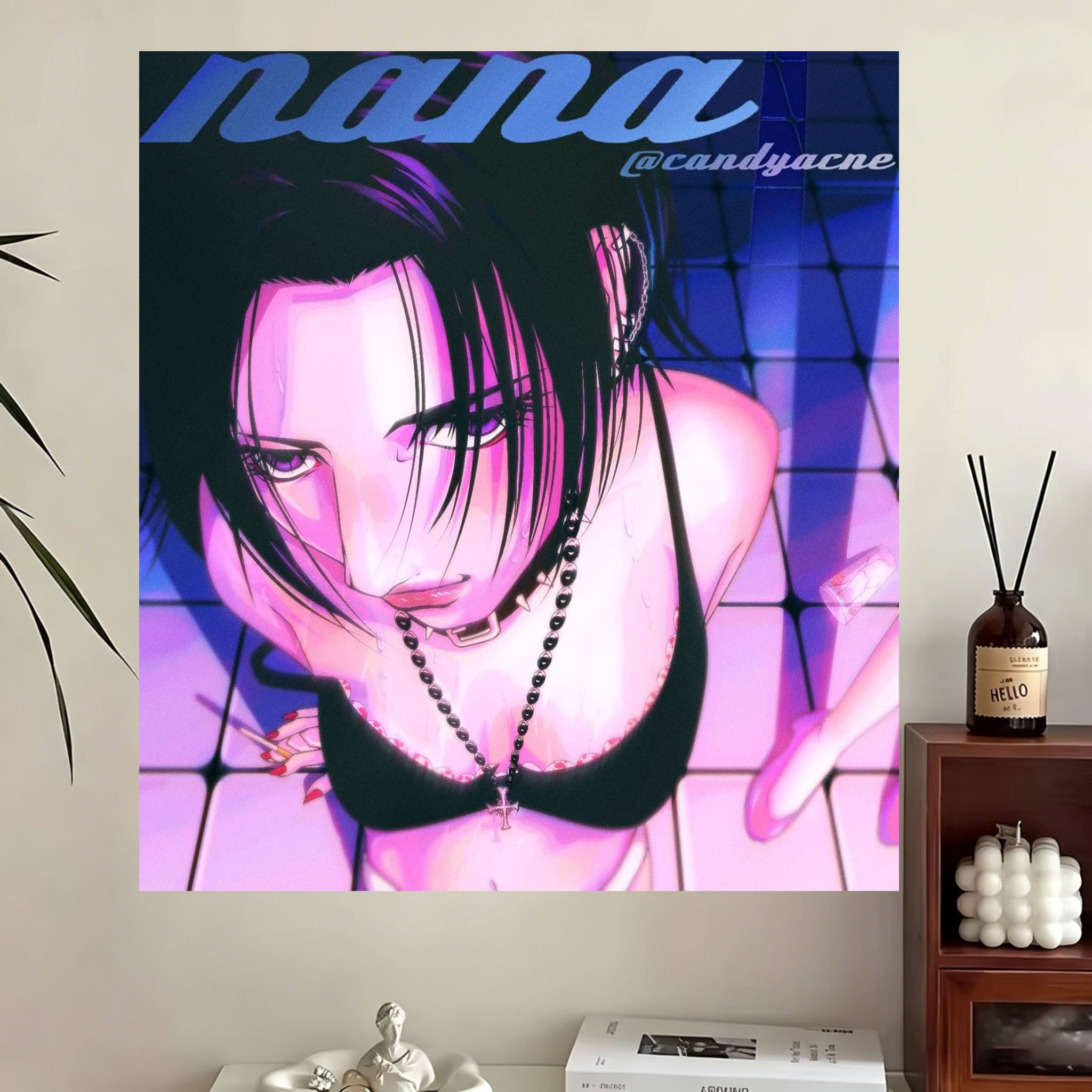 Nana Anime Merchandise - VIKAMA NANA Komatsu Nana Wandtapijt Japanse