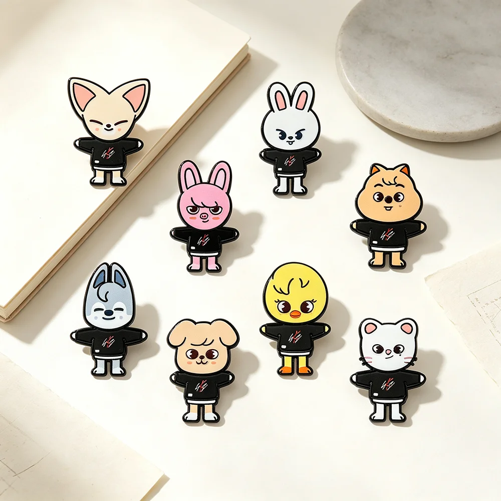 8 stuks KPOP Cartoon Broche Di - Enamel Pin Set recensie en prijs