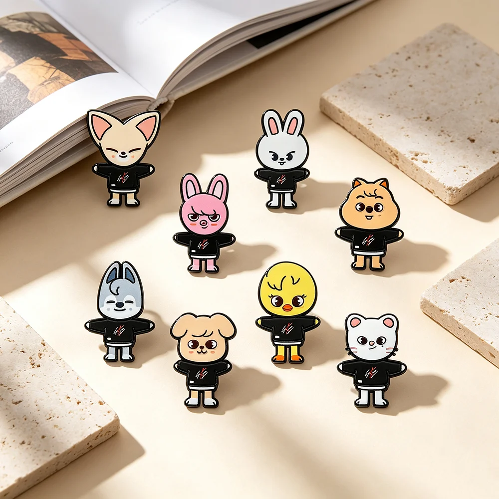 8 stuks KPOP Cartoon Broche Di - Enamel Pin Set recensie en prijs